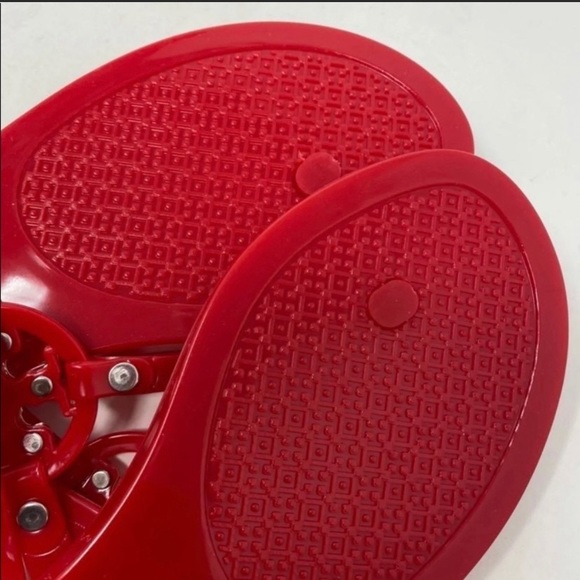 Tory Burch Red/Gold Jelly sandals - Picture 4 of 4